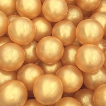 75mm Gold Ball Pit Balls (500 in a bag)
